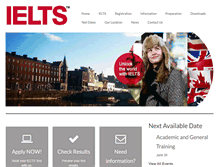 Tablet Screenshot of ieltscork.com